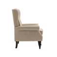 thumbnail image 6 of YANSHE Accent Chair With Arm, Modern Lounge Chair With Wood Frame, Comfy Leisure Chair With Removable Cushion For Living Room, Bedroom, Small Space﻿, 6 of 9