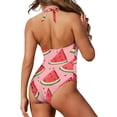 thumbnail image 4 of Suhoaziia Sexy Bikinis for Women One Piece Comfortable String Sexy Bathing Suit for Summer Beach,Summer Watermelon Skin-Friendly Comfortable Swimsuit Coverup Size XL, 4 of 6