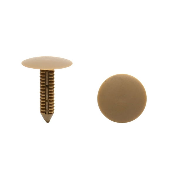 Unique Bargains 50Pcs Brown Car Door Bumper Fender Plastic Rivets Fastener Retainer Clip 7 x 7mm