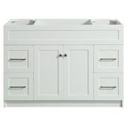 ARIEL HAMLET 48 IN. SINGLE SINK BASE CABINET IN WHITE