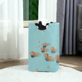 thumbnail image 6 of Yayeee Freestanding Laundry Hamper with Handle Collapsible Large Storage Basket for Clothes, Capybara Splash, 6 of 7