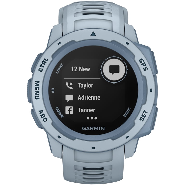 Garmin Instinct, Rugged Outdoor GPS Watch, Sea Foam, Built for