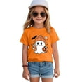 thumbnail image 5 of HCNTES Crew Kids Casual Short Sleeve T-Shirt Tops Little Boys Girls Halloween Clothes(R341-Orange,7-8 Years), 5 of 5