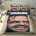 thumbnail image 1 of El Resplandor Conjunto de sábanas temático, trío de piezas, cómodo y amigable con la piel, diseño único, regalo de decoración para el hogar para familiares, amigos y fans,173cm *218cm, 1 of 6