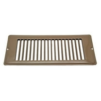AP Products 013-634 Brown 4 inch x 10 inch Floor Register with out Damper