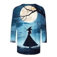 thumbnail image 5 of Wensltd Halloween Chemises pour Femmes T-Shirt Graphique Drôle Décontracté à Manches Courtes Tenue d'Automne, 5 of 5