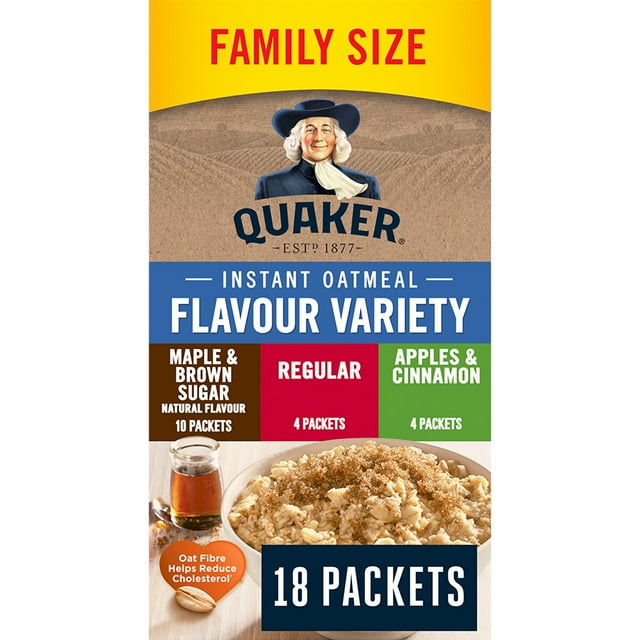 Quaker Instant Oatmeal Flavour Variety