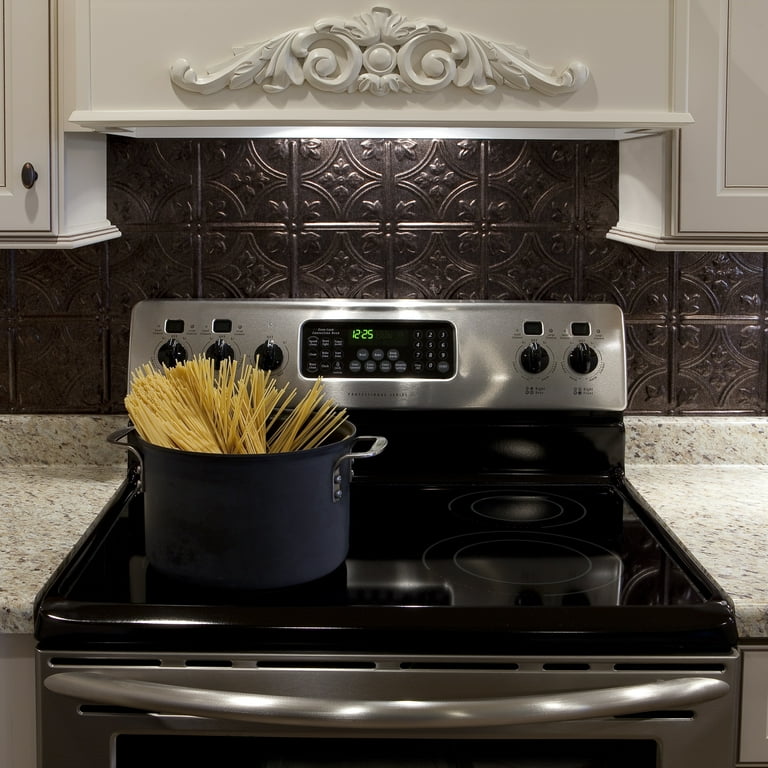 Smoked Pewter Backsplash Panel