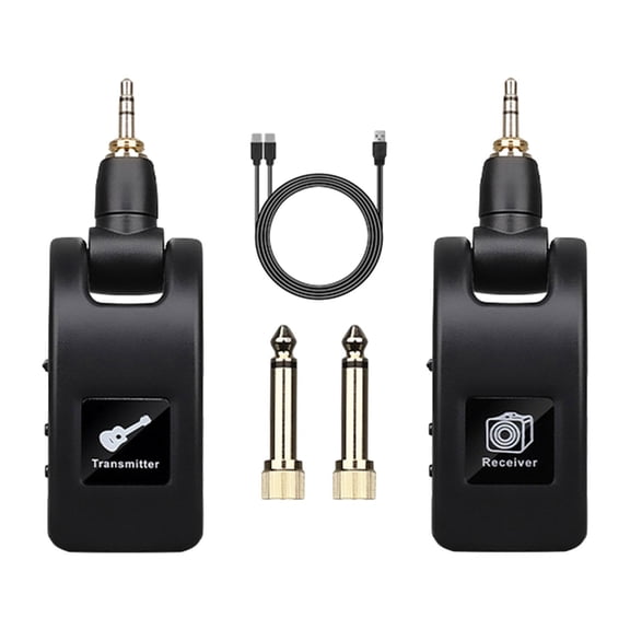 Transmisor y receptor de audio, sistema de micrófono Equipo de música para amplificador de guitarra inalámbrico