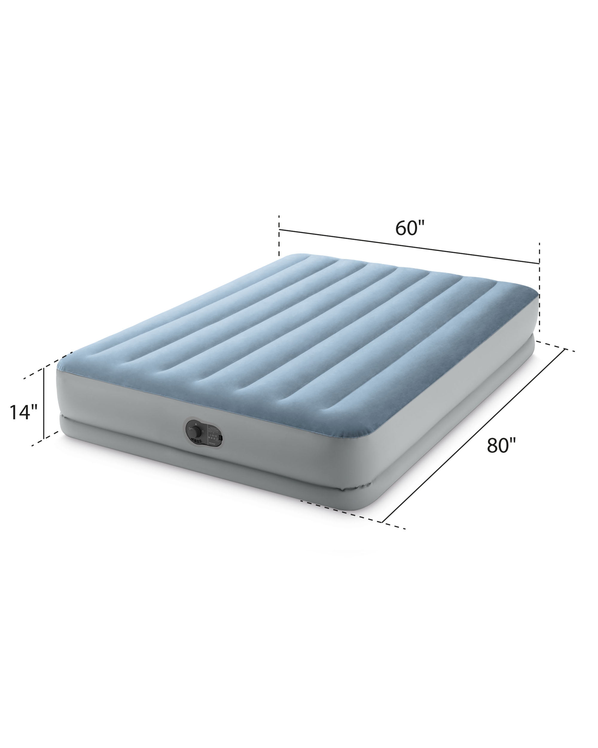 Intex 64159E Queen Dura-Beam Plus Mid-Rise Air Mattress Fiber-Tech