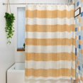 thumbnail image 3 of Shower Curtains for Bathroom-72"x72",Vintage Classic Stripes Waterproof Bath Curtain Grommet Shower Curtain Set with Hooks, 3 of 9