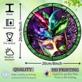 thumbnail image 2 of HELLOYOUNG Carnival Acrylic Sun Catcher, Venetian Masquerade Mask Sign UV Printed Waterproof Wall Art for Home Office Decor, Wall Hanging  for Cafe Bar Cinema, 2 of 9