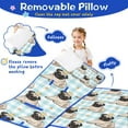 thumbnail image 3 of Pug with Crown Toddler Nap Mats for Kids Preschool,Sleeping Mat Bag or Kids,Toddler Sleeping Bag,Toddler Nap Mat or Daycare, 3 of 6