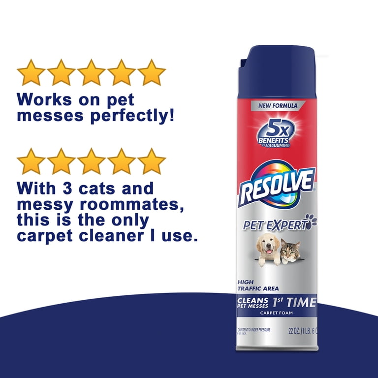 Resolve Pet Expert High Traffic Carpet Foam, Dual Pack photo 8