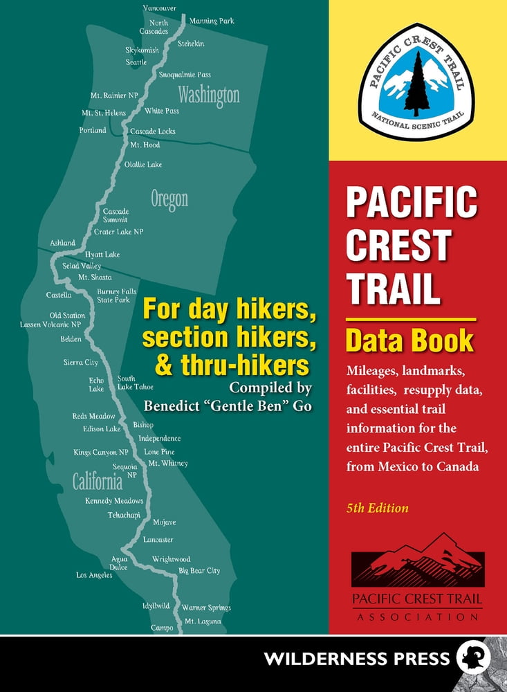 Pre-Owned Pacific Crest Trail Data Book: Mileages, Landmarks ...