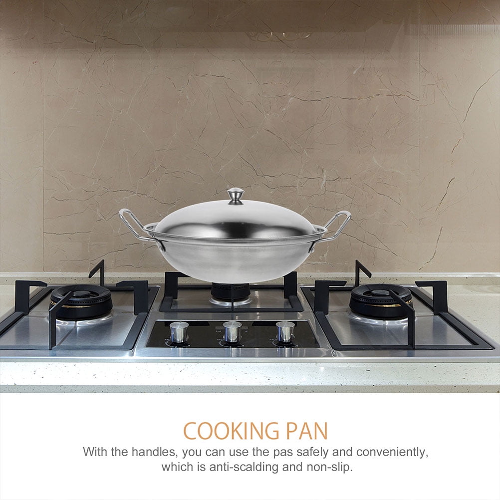 RENACLIPY Stainless Steel Cookware Set with Double Handles for Hot Pot, Cooking Pots and Pans, Kitchen Cookware, 1 Set