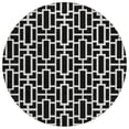thumbnail image 2 of Addison Rugs Chantille Indoor/Outdoor Transitional Geometric Black Washable Round Rug, 8' x 8', 2 of 6