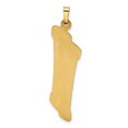thumbnail image 4 of Finest Gold 14K Two-tone Hollow Mezuzah & Star Pendant, 4 of 4
