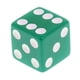 thumbnail image 3 of Juego de 10 piezas de dados D6 de seis caras para juegos de mesa, juguetes Verde, 3 of 9