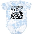 thumbnail image 3 of Inktastic For the Record, My Uncle Rocks Boys or Girls Baby Bodysuit, 3 of 5