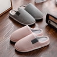 thumbnail image 6 of NOKIO Women's House Slippers Soft Plush Knitted Slides Cotton Indoor Outdoor Shoes with Non-S𝗅ip Sole, Memory F𝗈𝖺m Slide Warm Comfort Ladies Slipper for Home, Bedroom, Patio Use, 6 of 7