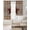 brown, variant on Red Texas Star Farmhouse Black Out Curtains 54 Inch Long, Short Curtains for Small Window, Black Plaid Berry Country Room Darkening Farmhouse Window Curtains for Kitchen Bedroom 42"x54" 2 Panels