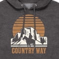 thumbnail image 3 of Instant Message - Country Way - Men's Pullover Hooded Fleece Sweatshirt, 3 of 6