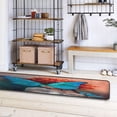 thumbnail image 4 of Dreamtimes Woman Blue Butterflies Hallway Runner Rug 2'x6' Kitchen Rug with Rubber Backing Peony Flower Non Slip Entryway Rug Runner Washable Soft Area Rug for Hallway Bedroom Kitchen Decor, 4 of 6