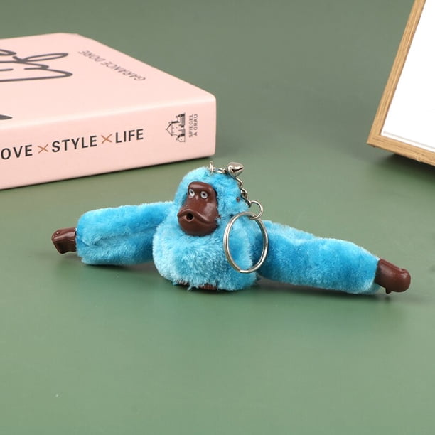 LLavero de orangután de piel de Mono para mujer, bolsa de coche, abalorio femenino, joyería de juguete, regalo de muñeca para fiesta de boda