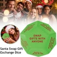 thumbnail image 2 of Santa Gift Exchange Dice Game For Holiday Parties 12 Sided PU Material Fun Christmas Activity, 2 of 8