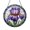 Acrylic 3.5 Inch, variant on Purple Iris Flower Stained Glass Suncatcher – Floral Window Art