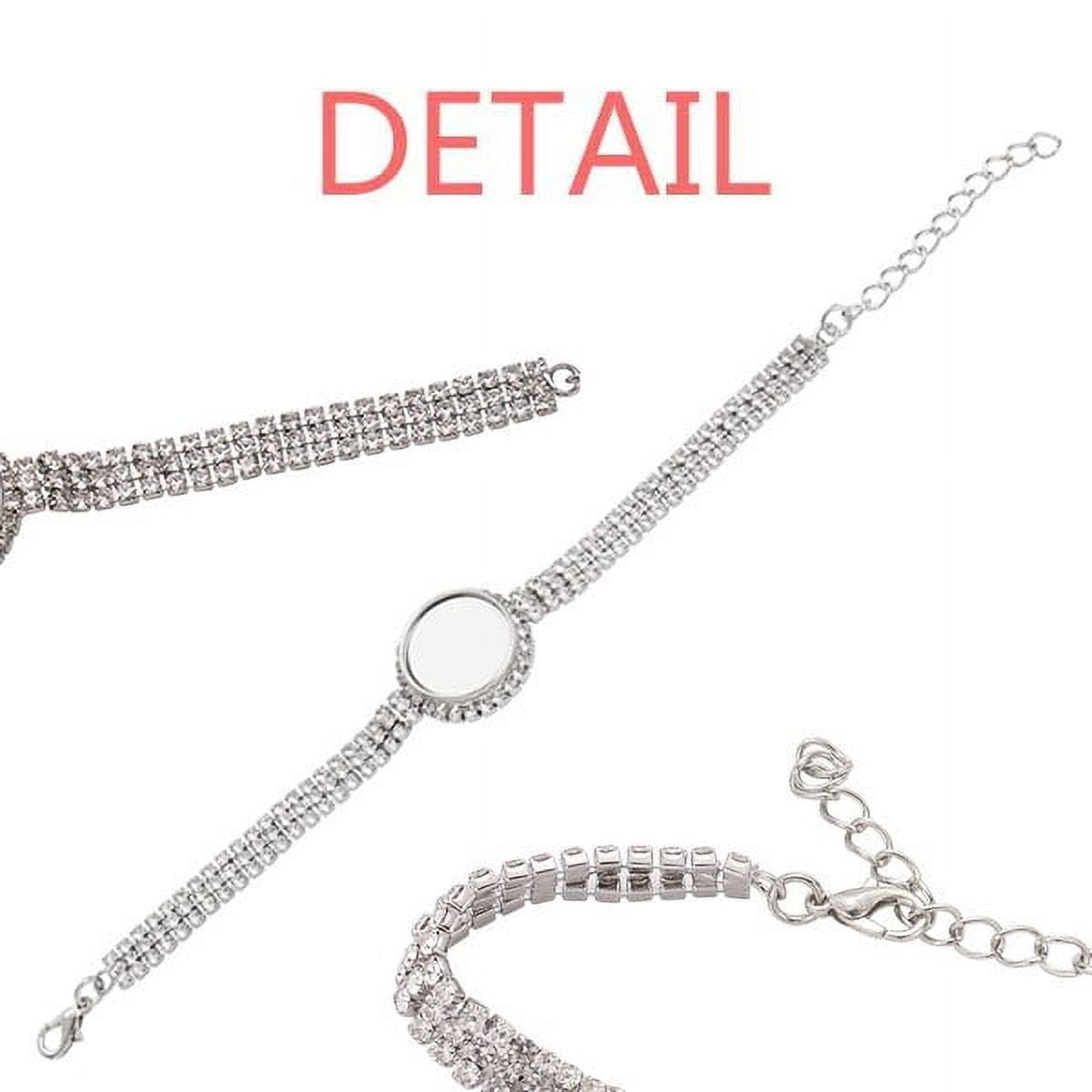 Voting Probability Equestrian Sports Tennis Chain Anklet Bracelet Diamond Jewelry