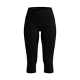 thumbnail image 5 of High Waist Yoga Capris for Women Slim Fits Stretch Athletic Training Leggings Comfy Breathable Fitness Cropped Pants with Pockets, 5 of 7