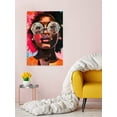 thumbnail image 2 of Awkward Styles Gifts for Her Stylish Decor Ideas Unframed Poster Prints for Living Dining Room Decor African Woman in Sunglasses Poster Decals African Girl Portrait Pop Art Picture Colorful Decals, 2 of 3