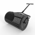 thumbnail image 2 of EuKer 24" Compost Spreader, Metal Mesh Lawn Spreader with Adjustable Push Pole for Topsoil, Fertilizer, Mulch, Set of 1, Black, 2 of 7