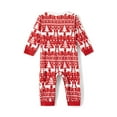 thumbnail image 3 of Family Matching Christmas Pajamas Set, Santa Print Long Sleeve Tops and Stretch Casual Pants Sleepwear, 3 of 7