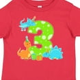 thumbnail image 4 of Inktastic Dinosaur Party-third Birthday Boys or Girls Toddler T-Shirt, 4 of 5