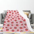thumbnail image 2 of Strawberry Blankets for Kids Strawberry Throw Blanket for Boys and Girls Soft Fleece Kids Blanket Toddler Blankets Birthday Gifts Decor Blankets for Bed, 2 of 6