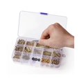 thumbnail image 3 of 254pcs/lot Kit For Back Plate Mount Assortment With Storage Box For Electric Guitar Diy Tools, Gold, 3 of 5