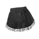 thumbnail image 3 of Delantal de cintura Delantal de cocina Lindo para mujeres Niñas Delantal de encaje Medio Delantal Delantales de servidor para Negro, 3 of 9