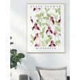 thumbnail image 2 of Pink & White Lady Slipper, Minnesota State Flower, Poster Print, Wall Décor, 2 of 5