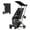 Black, variant on Beberoad R2 Ultra Compact Lightweight Travel Folding Baby Newborn Stroller with Waterproof Canopy and All Wheels Suspension,Grey