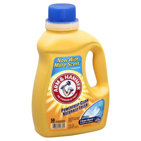 Arm & Hammer Powerfully Clean Naturally Fresh Clean Burst Detergent, 50