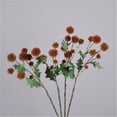thumbnail image 7 of Artificial Allium Ball Flowers Bouquet Faux Floral Arrangement Tall Pom Pom Fake Greenery Stems for Home Tabletop Vase Decor, 7 of 7
