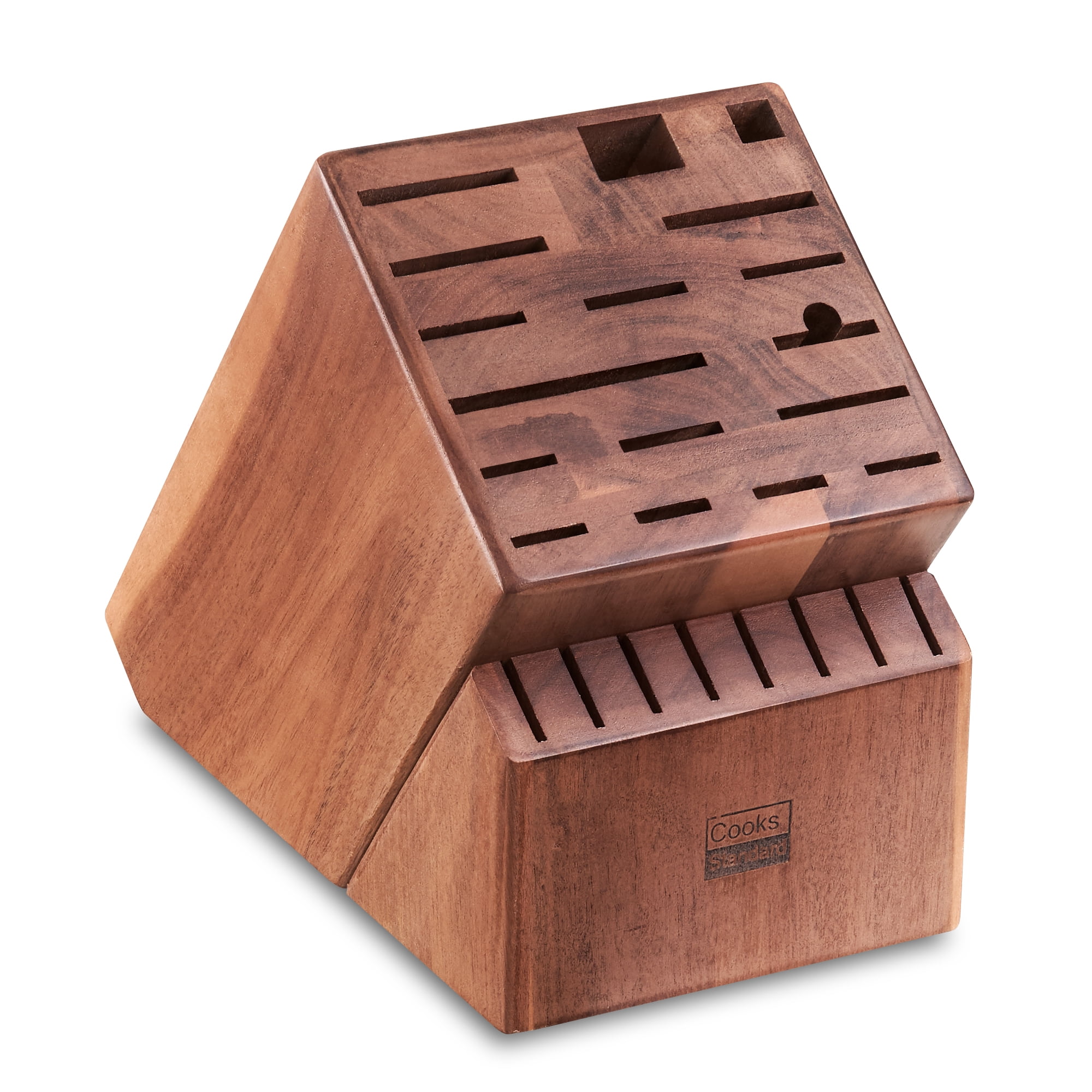 Cooks Standard Knife Storage Block, 25 Slot, Acacia
