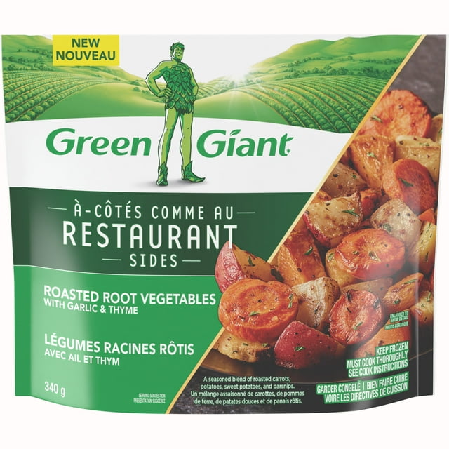 Green Giant Restaurant Sides Roasted Root Vegetables with Garlic & Thyme, 340 g