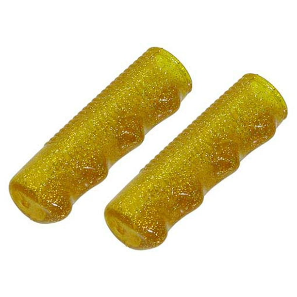 bike Lowrider Grips 7/8 long 95mm Sparkle/Gold.bicycle Grips parts