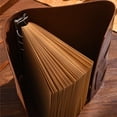 thumbnail image 3 of Retro Notebooks & Journals Agenda Binder Sketch Book Leather Soft Cover 14x10cm Replaceable Kraft Paper Inner Korean Stationery, 3 of 7