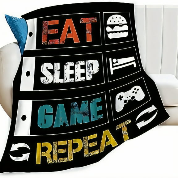 AUQ Throw Blanket,Soft Wool Blend Cute Blanket,Functional Warm Throw Warm Blanket,Style1,40*60in