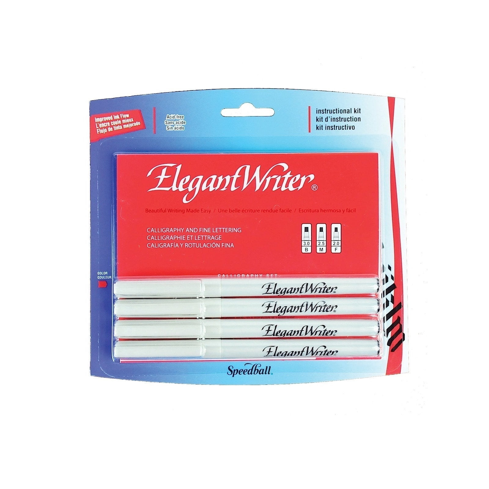 Elegant Writer Calligraphy Marker Sets assorted, broad point, no. 2883 (pack of 2)